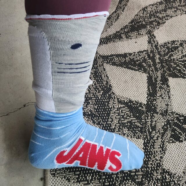 I did this for my children. By God's grace, this will be the closest that I get to a shark. 

This shark is gonna need a bigger mouth. 😬🦈

Somebody make a Jaws 5, and he can choke on my calves. 🤣🤣

P.S. I don't like sharks.